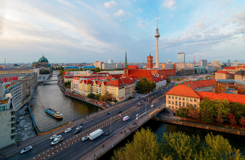 Stadtansicht von Berlin – Energieversorgung von MONTANA für Strom und Erdgas in der Hauptstadt