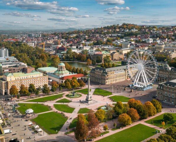 Stadtansicht Stuttgart im Grünen – Einfacher Wechsel zu MONTANA Strom und Gas