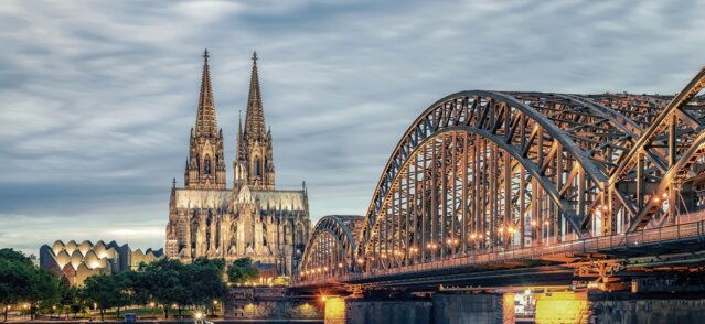 Blick über die Stadt Köln – Strom- und Gastarife von MONTANA für Haushalt und Gewerbe