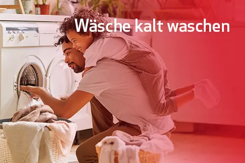 Wäsche mit niedrigen Temperaturen waschen