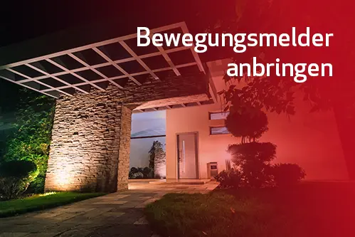 Sparsame Außenbeleuchtung